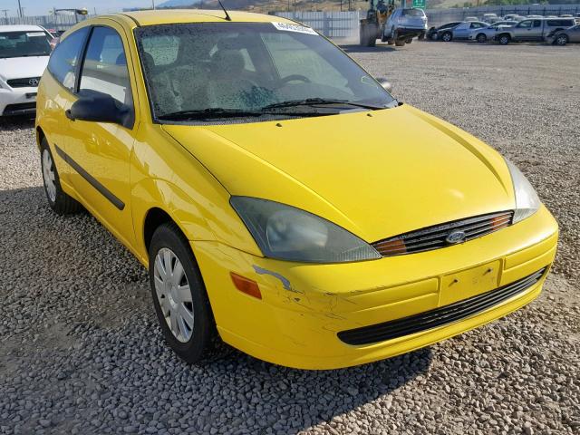 3FAFP31394R124487 - 2004 FORD FOCUS ZX3 YELLOW photo 1