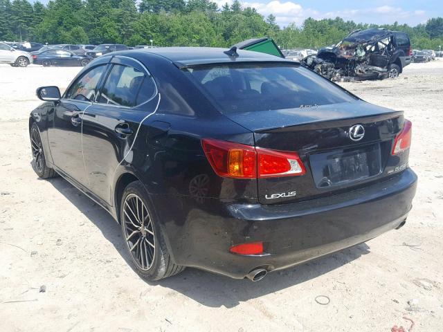 JTHCK262995035162 - 2009 LEXUS IS 250 BLACK photo 3