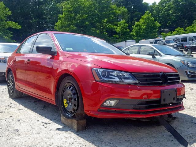 3VWB17AJ8GM215961 - 2016 VOLKSWAGEN JETTA SPOR RED photo 1