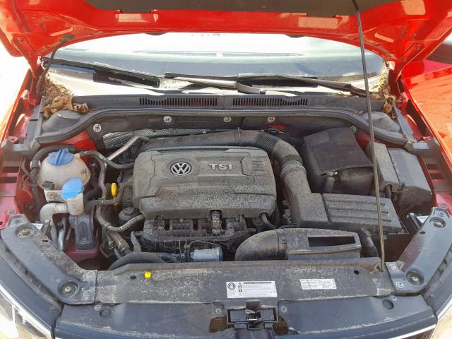 3VWB17AJ8GM215961 - 2016 VOLKSWAGEN JETTA SPOR RED photo 7