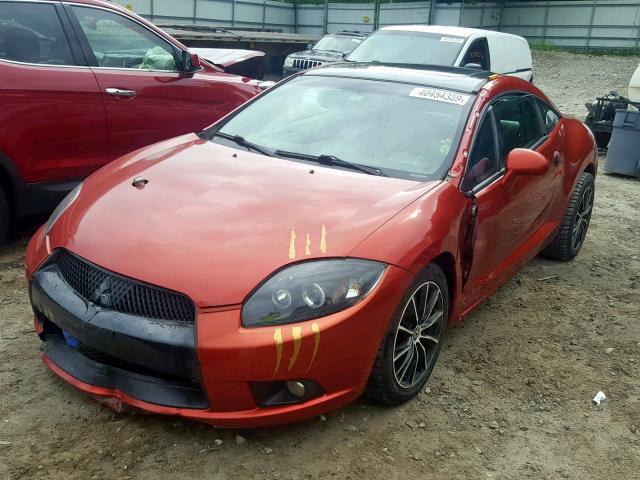 4A31K5DFXBE015473 - 2011 MITSUBISHI ECLIPSE GS RED photo 2