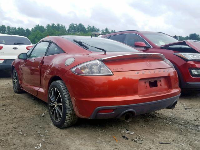 4A31K5DFXBE015473 - 2011 MITSUBISHI ECLIPSE GS RED photo 3