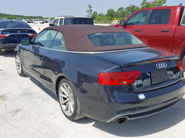 WAUMFAFH9FN003359 - 2015 AUDI A5 PREMIUM BLUE photo 3