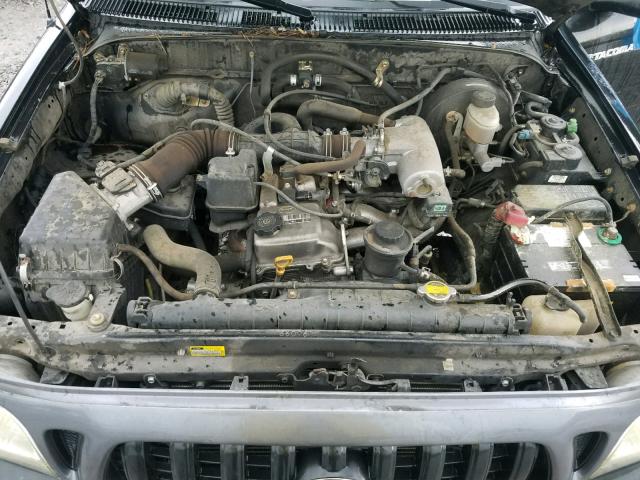 5TENL42NX1Z863998 - 2001 TOYOTA TACOMA BLACK photo 7