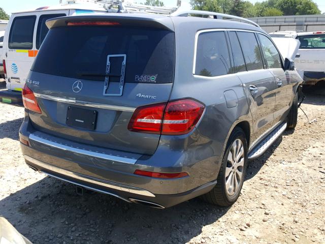 4JGDF6EE0HA875040 - 2017 MERCEDES-BENZ GLS 450 4M GRAY photo 4