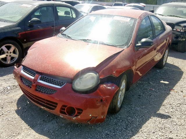 1B3ES56C93D124300 - 2003 DODGE NEON SXT RED photo 2