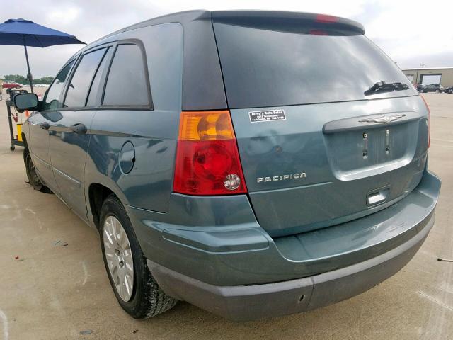 2A4GM48426R823619 - 2006 CHRYSLER PACIFICA GREEN photo 3