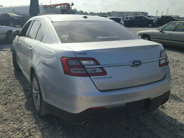 1FAHP2E88DG210437 - 2013 FORD TAURUS SEL SILVER photo 3