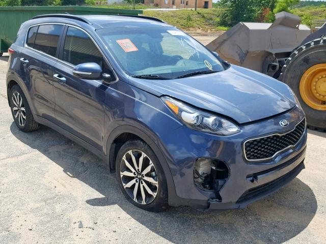 KNDPN3AC5J7309496 - 2018 KIA SPORTAGE E BLUE photo 1