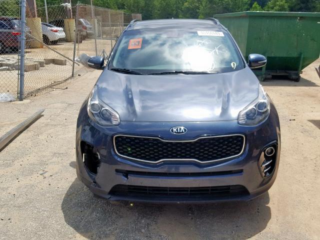 KNDPN3AC5J7309496 - 2018 KIA SPORTAGE E BLUE photo 10