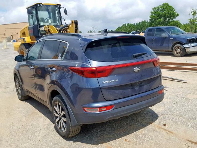 KNDPN3AC5J7309496 - 2018 KIA SPORTAGE E BLUE photo 3