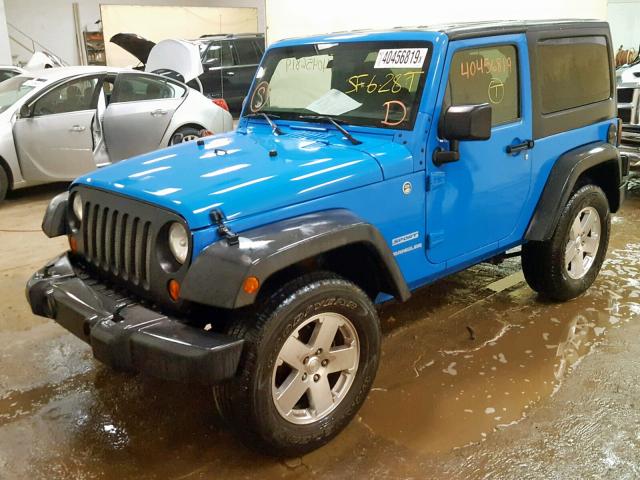 1J4AA2D1XBL639630 - 2011 JEEP WRANGLER S BLUE photo 2