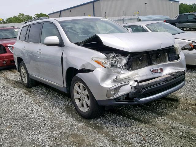 5TDBK3EH0DS216114 - 2013 TOYOTA HIGHLANDER SILVER photo 1