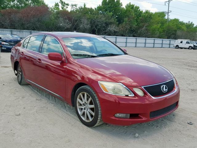 JTHBH96S665010850 - 2006 LEXUS GS 300 RED photo 1