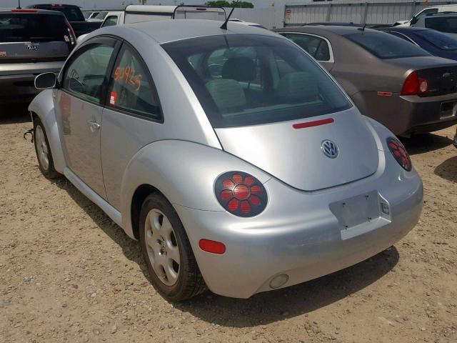 3VWCK21C03M412896 - 2003 VOLKSWAGEN NEW BEETLE ვერცხლისფერი ფოტო 3