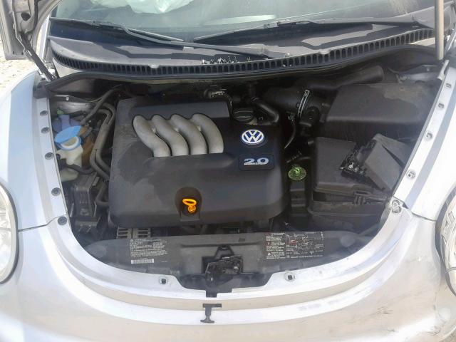 3VWCK21C03M412896 - 2003 VOLKSWAGEN NEW BEETLE ვერცხლისფერი ფოტო 7