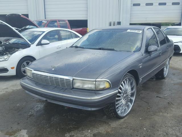 1G1BL53E0NW128756 - 1992 CHEVROLET CAPRICE GRAY photo 2