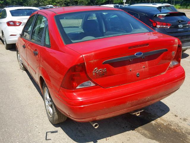 1FAFP34303W161824 - 2003 FORD FOCUS SE C RED photo 3