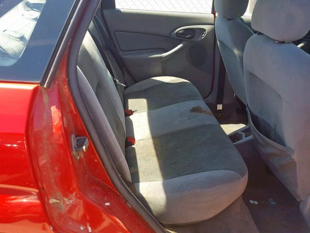 1FAFP34303W161824 - 2003 FORD FOCUS SE C RED photo 6