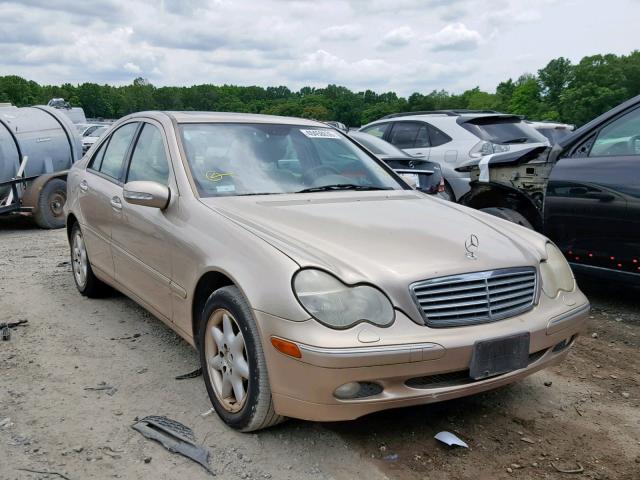 WDBRF64J71F078803 - 2001 MERCEDES-BENZ C 320 BEIGE photo 1