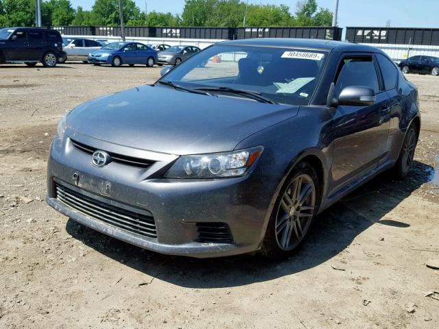 JTKJF5C74C3028758 - 2012 TOYOTA SCION TC GRAY photo 2