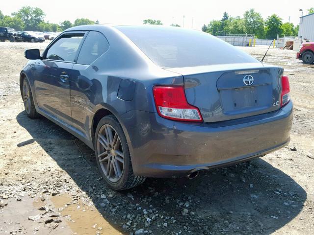 JTKJF5C74C3028758 - 2012 TOYOTA SCION TC GRAY photo 3
