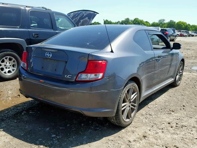 JTKJF5C74C3028758 - 2012 TOYOTA SCION TC GRAY photo 4