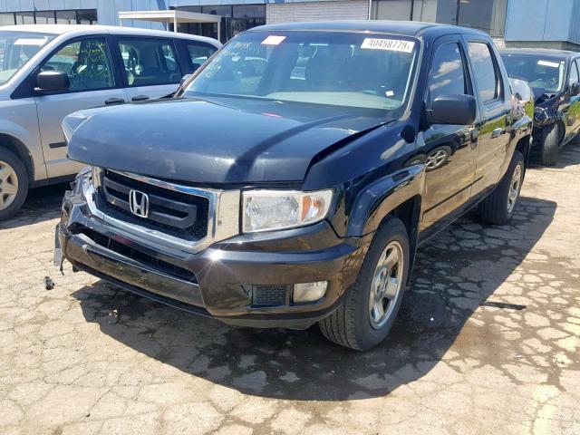 5FPYK1F22AB002337 - 2010 HONDA RIDGELINE BLACK photo 2