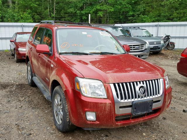 4M2CU97198KJ11631 - 2008 MERCURY MARINER PR RED photo 1