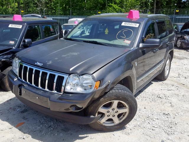 1J4HR58N06C138631 - 2006 JEEP GRAND CHER GRAY photo 2