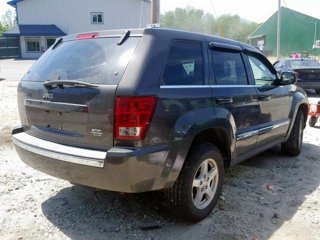 1J4HR58N06C138631 - 2006 JEEP GRAND CHER GRAY photo 4