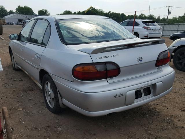 1G1NE52J62M531427 - 2002 CHEVROLET MALIBU LS 银色 照片 3