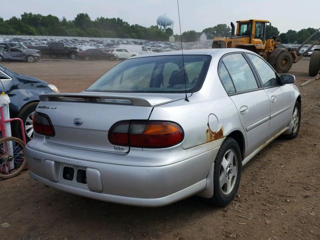 1G1NE52J62M531427 - 2002 CHEVROLET MALIBU LS 银色 照片 4