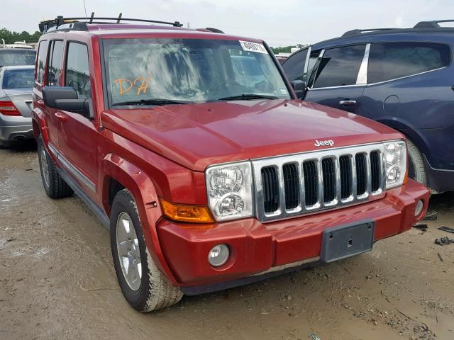 1J8HG58266C140040 - 2006 JEEP COMMANDER RED photo 1