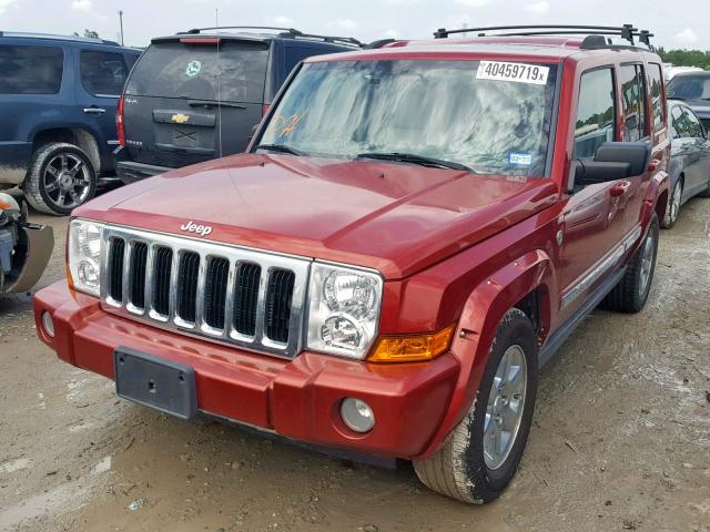 1J8HG58266C140040 - 2006 JEEP COMMANDER RED photo 2