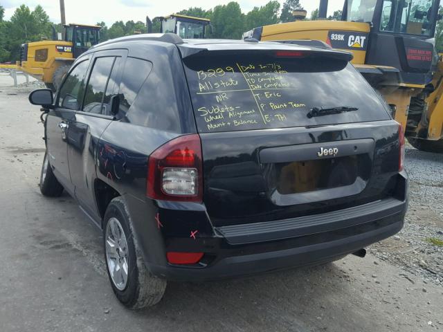1C4NJCBA2ED717526 - 2014 JEEP COMPASS SP შავი ფოტო 3
