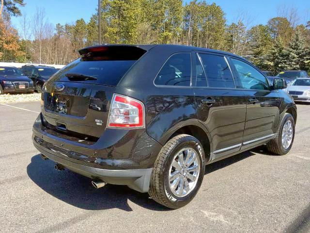 2FMDK4JC7ABA21628 - 2010 FORD EDGE SEL BLACK photo 3