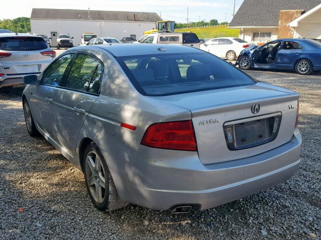 19UUA66266A070651 - 2006 ACURA 3.2TL SILVER photo 3