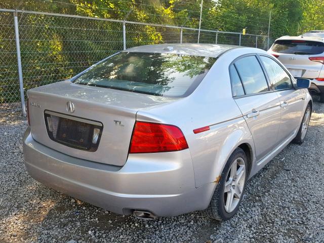 19UUA66266A070651 - 2006 ACURA 3.2TL SILVER photo 4