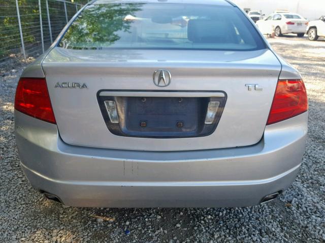 19UUA66266A070651 - 2006 ACURA 3.2TL SILVER photo 9