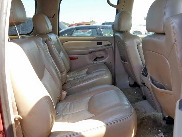 1GKFK66U45J258819 - 2005 GMC YUKON XL D RED photo 6