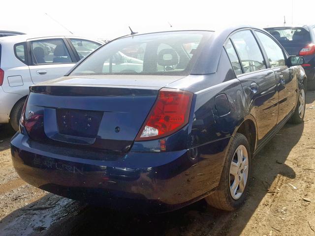 1G8AJ55F27Z152941 - 2007 SATURN ION LEVEL BLUE photo 4