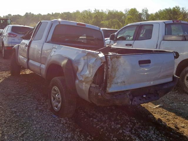 5TETX62NX8Z572502 - 2008 TOYOTA TACOMA PRE SILVER photo 3