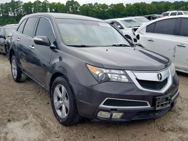 2HNYD2H25BH512578 - 2011 ACURA MDX GRAY photo 1