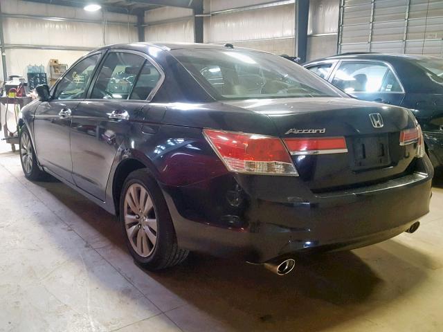 1HGCP3F87CA024206 - 2012 HONDA ACCORD EXL BLACK photo 3