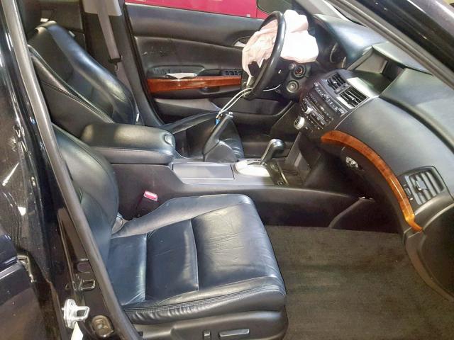 1HGCP3F87CA024206 - 2012 HONDA ACCORD EXL BLACK photo 5