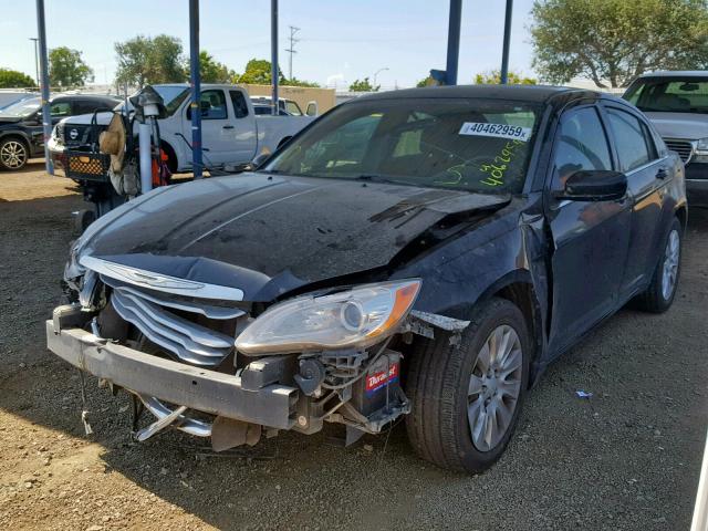 1C3CCBAB7EN170323 - 2014 CHRYSLER 200 LX BLACK photo 2