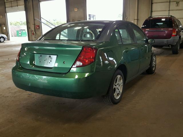1G8AJ52F83Z107369 - 2003 SATURN ION LEVEL GREEN photo 4