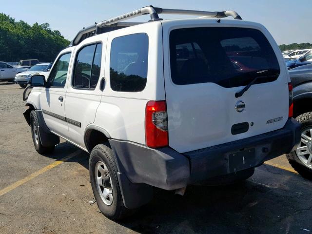 5N1ED28T44C642712 - 2004 NISSAN XTERRA XE WHITE photo 3