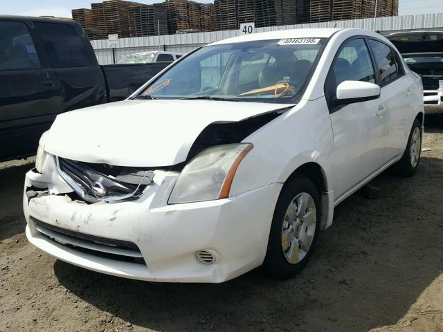 3N1AB6AP6AL635972 - 2010 NISSAN SENTRA 2.0 WHITE photo 2